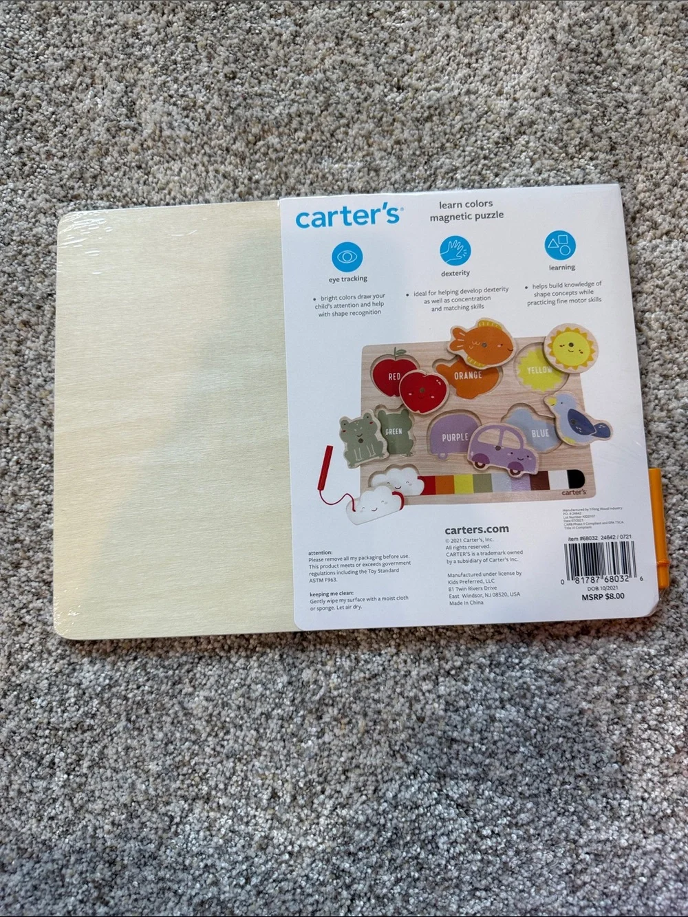 Carters magnetic wooden
